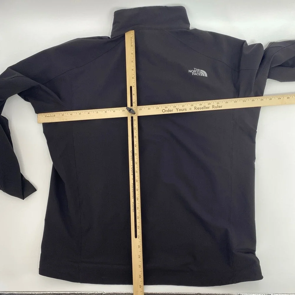 The North Face Summit Series Jacket Mens XL Black Softshell Full Zip Technical